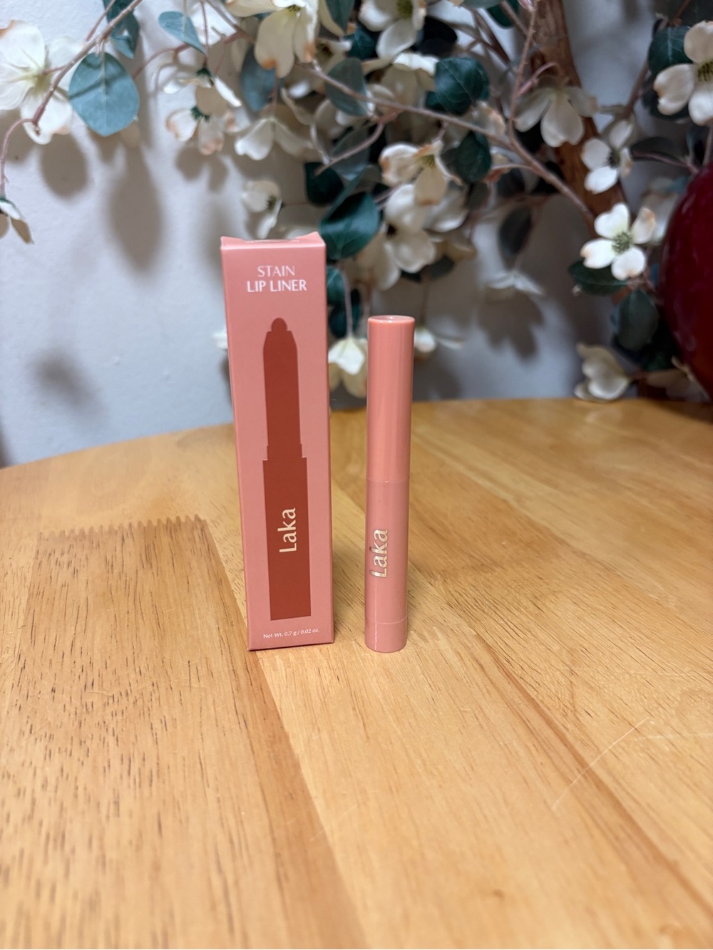 Laka Stain Lip Liner in 01 BARE MEMORY, full Sz 0.02oz, exp: 11/23/2028, BNIB